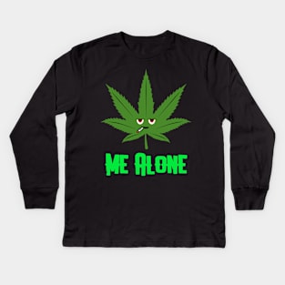 Leave me alone Kids Long Sleeve T-Shirt